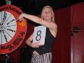 Christy holds Number 8